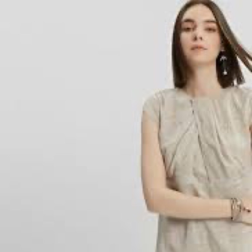 Size 36 Flattering Beige  Dress from YARGICI